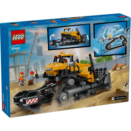 Конструктор LEGO City 60466 Желтый бульдозер