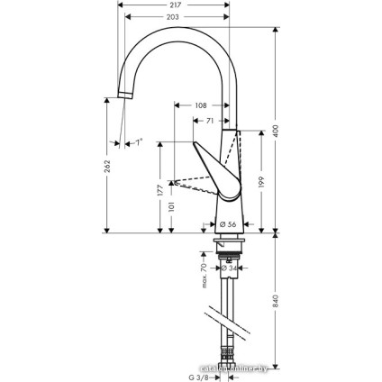 Смеситель Hansgrohe Talis S 72810000