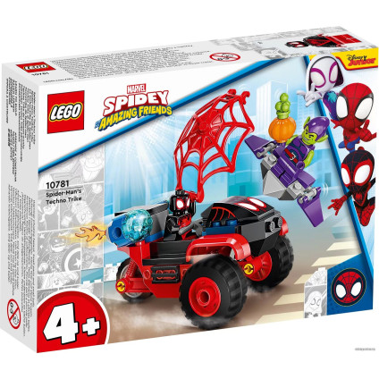 Конструктор LEGO Marvel Spiderman 10781 Майлз Моралес: техно-трайк Человека-Паука