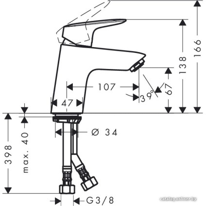 Смеситель Hansgrohe Logis 71071000