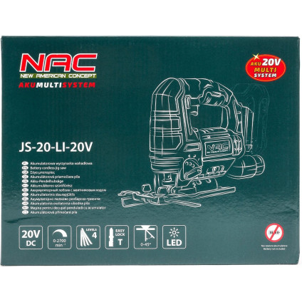 Электролобзик NAC JS-20-LI-20V (без АКБ)
