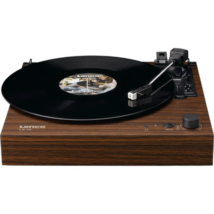 Виниловый проигрыватель Lenco LS-15 (коричневый)