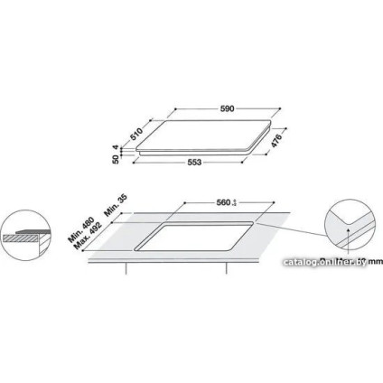 Варочная панель Whirlpool WF S4160 BF