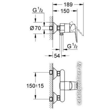 Смеситель Grohe BauLoop 23340000