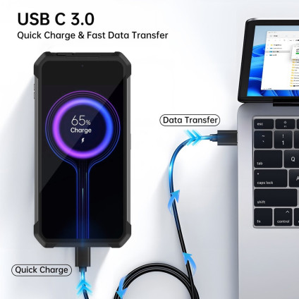 Телефон Unihertz Shark 3 16GB/512GB (черный/серый)