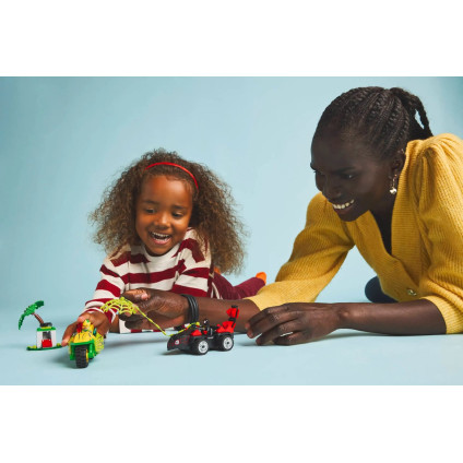 Конструктор LEGO Marvel Погоня Диногонщика Спина за Электро 11198