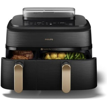 Аэрогриль (аэрофритюрница) Philips 5000 Series Ovi Dual Basket NA552/00