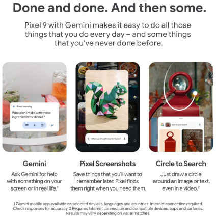 Телефон Google Pixel 9 12GB/128GB (обсидиан)