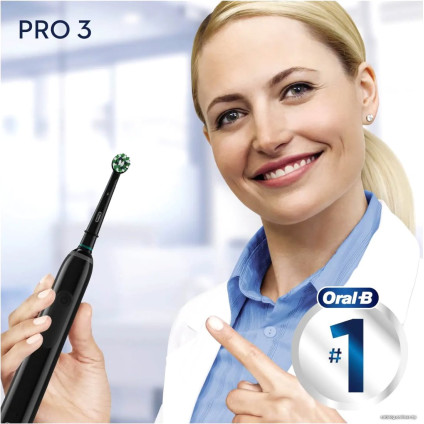 Электрическая зубная щетка Oral-B Pro 3 3000 Cross Action D505.513.3 (черный)