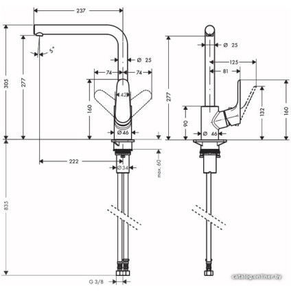 Смеситель Hansgrohe Focus M41 31817670