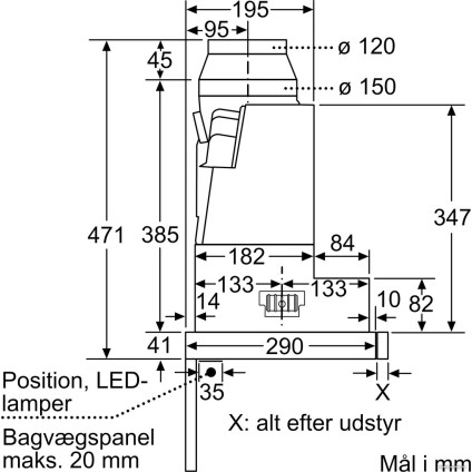 Кухонная вытяжка Bosch Serie 4 DFS067A51