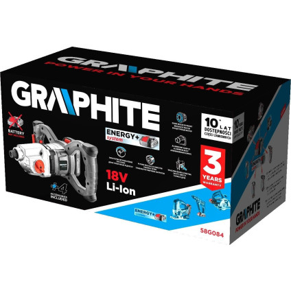 Строительный миксер GRAPHITE 58G084 (без АКБ)