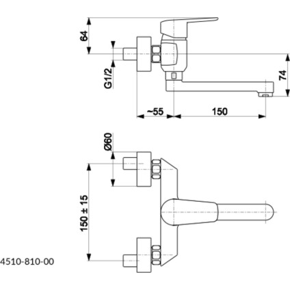 Смеситель KFA German 451081000