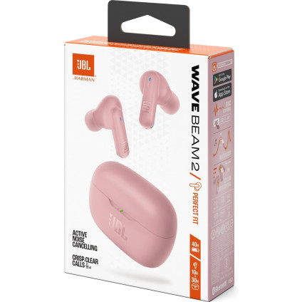 Наушники JBL Wave Beam 2 (розовый)