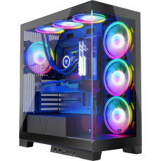 Корпус MODECOM Volcano Space Apex ARGB Midi (черный)
