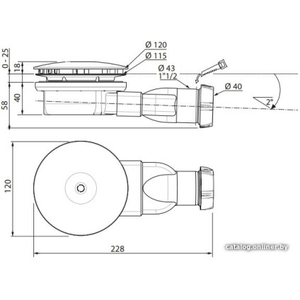 Сифон Radaway R400