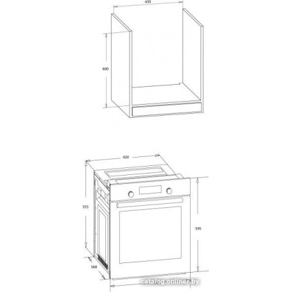 Электрический духовой шкаф MPM MPM-45-BO-23C