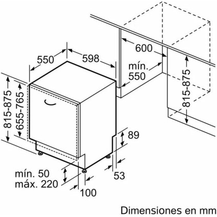 Встраиваемая посудомоечная машина Siemens iQ300 SN73HX03VE