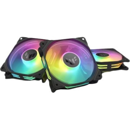 Комплект вентиляторов для корпуса ASUS TUF Gaming TR120 ARGB Reverse Triple Pack (черный)