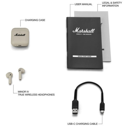 Наушники Marshall Minor IV (кремовый)