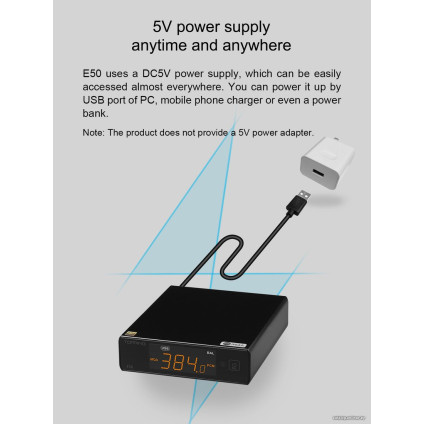 Цифро-аналоговый преобразователь Topping E50 (черный)