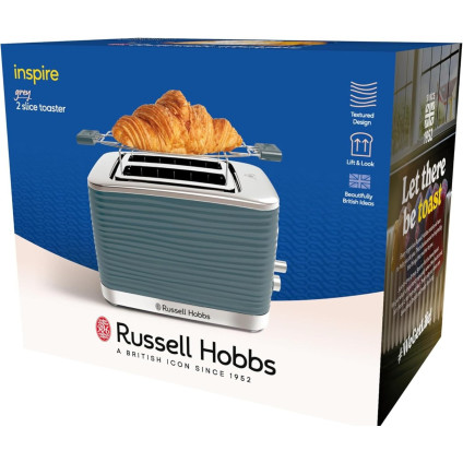 Тостер Russell Hobbs Inspire Grey 2 Slice 24373-56