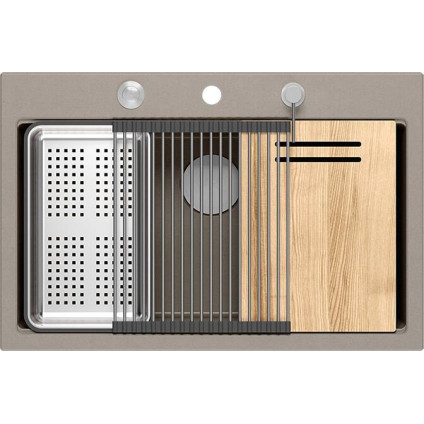 Кухонная мойка Quadron HQM7650U4_BS