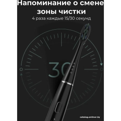 Электрическая зубная щетка AENO DB2S (3 насадки, черный)