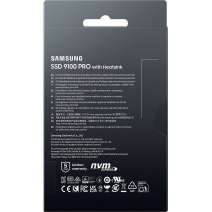SSD Samsung 9100 Pro с радиатором 2TB MZ-VAP2T0CW