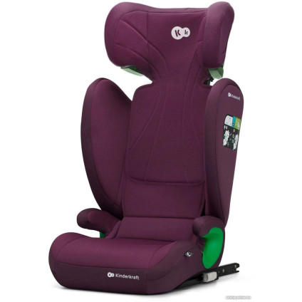 Детское автокресло KinderKraft Junior Fix I-size (бордовый)