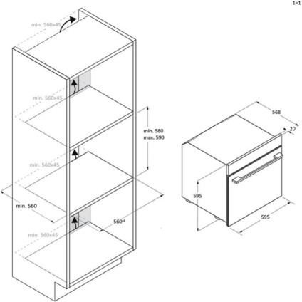 Электрический духовой шкаф Haier ID Series 4 H6 ID46G5SYTB