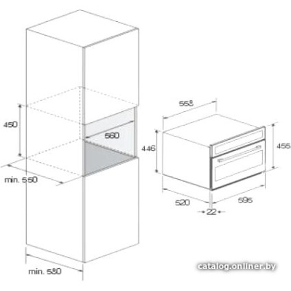 Микроволновая печь Lofra Dolcevita 60 Acciaio Satinato