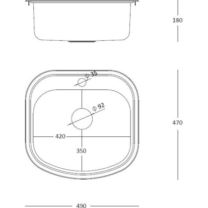 Кухонная мойка Quadron Hb7701Pvdbsg1