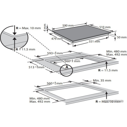 Варочная панель Whirlpool WL B8160 NE