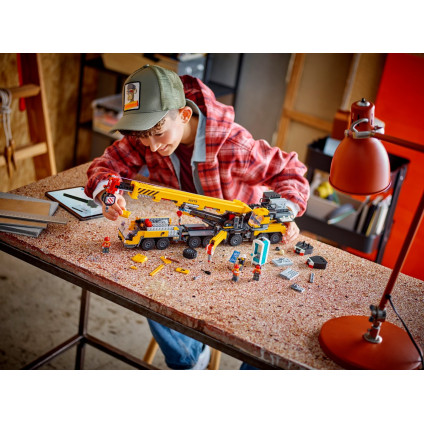 Конструктор LEGO City 60409 Желтый мобильный строительный кран