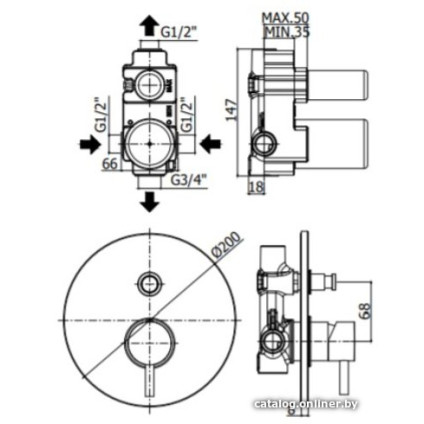 Смеситель Paffoni LIG015HG