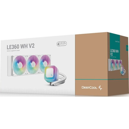Система жидкостного охлаждения для процессора DeepCool LE360 WH V2 R-LE360-WHAMMN-G-2