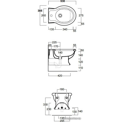 Биде Simas Lante [LA19]