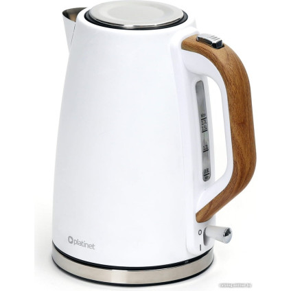 Электрический чайник Platinet Velvet Wooden (белый)