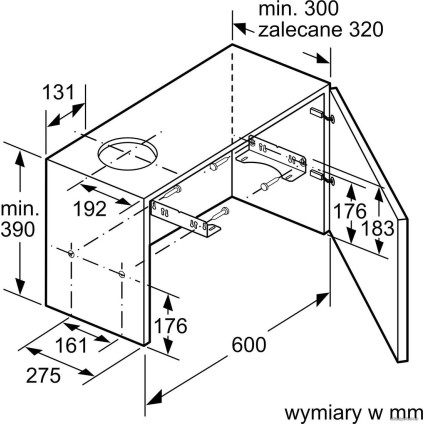 Кухонная вытяжка Bosch DFL063W56