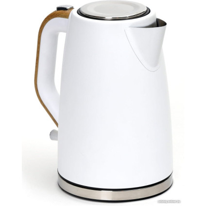 Электрический чайник Platinet Velvet Wooden (белый)