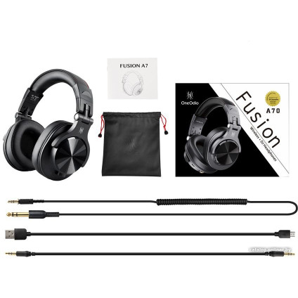 Наушники OneOdio A70 (черный/золотистый)