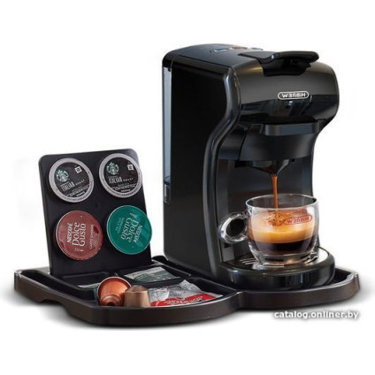 Капсульная кофеварка Hibrew H1A (черный)