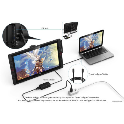 Графический монитор XP-Pen Artist 22R Pro