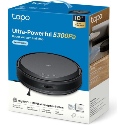 Робот-пылесос TP-Link Tapo RV20 Max (черный)