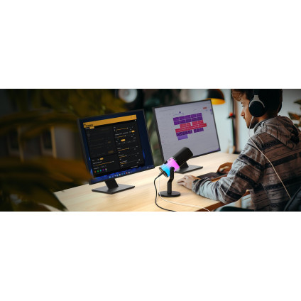 Проводной микрофон Maono PD100X RGB