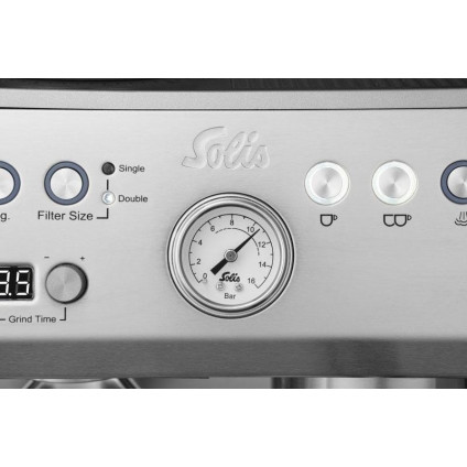 Кофемашина Solis Grind & Infuse Perfetta Silver