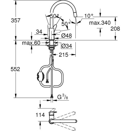 Смеситель Grohe Chrom 30547000