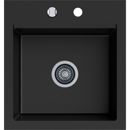 Кухонная мойка Kernau Kgs M 45 1B Black Metallic