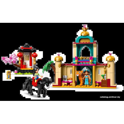Конструктор LEGO Disney Princess 43208 Приключения Жасмин и Мулан